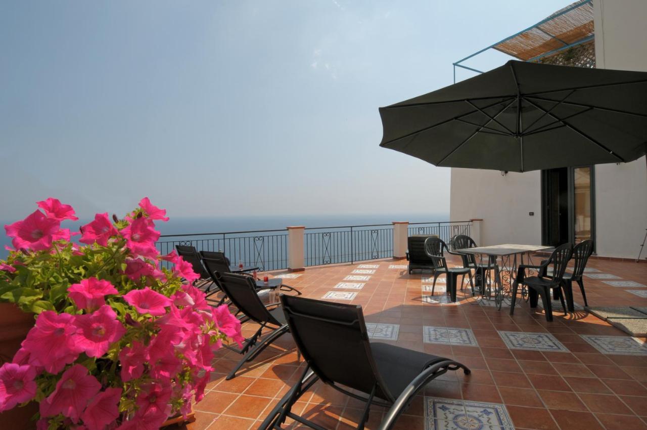 Terrazza Di Rosa - Sea View Villa Praiano Exterior foto