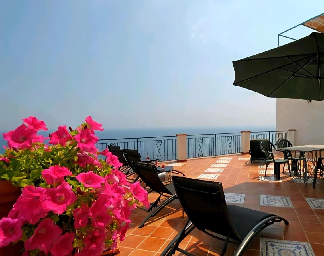 Terrazza Di Rosa - Sea View Villa Praiano Exterior foto